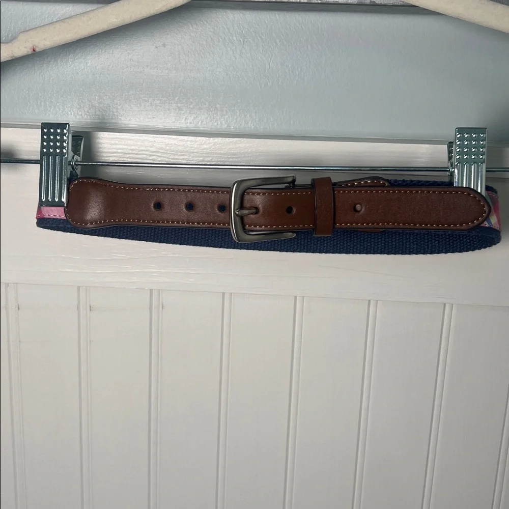 Boys belt size small 22–24 plaid